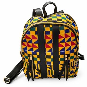 Colorful Geometric Pattern Backpack